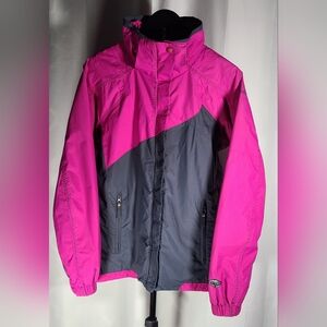 Columbia Women's Ski Jacket in Pink and Gray